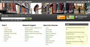 Library website